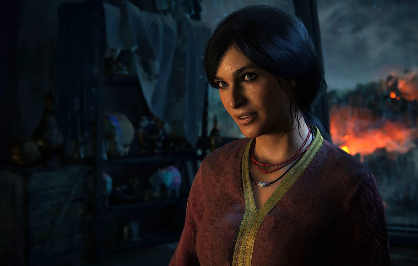Фото обои girl, game, Uncharted, oman, Uncharted The Lost Legacy