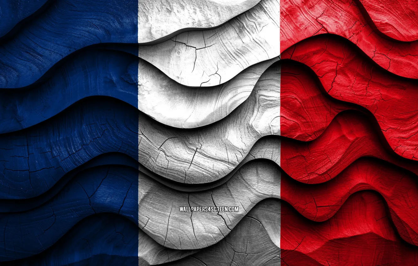 Фото обои France, Flag, French, Symbol, Flag Of France