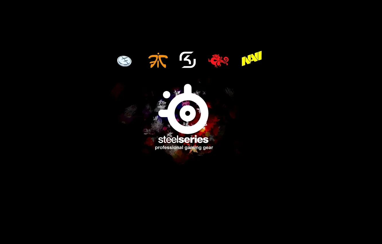 Фото обои логотип, logo, steelseries, стилсериес, SK GAMING, NAVI, EVIL GENIUSES, FNATIC