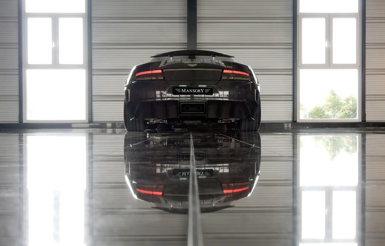 Фото обои Aston, карбон, DB9