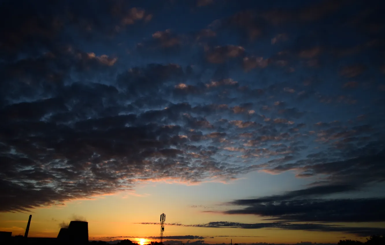Фото обои небо, закат, Калуга, Kaluga