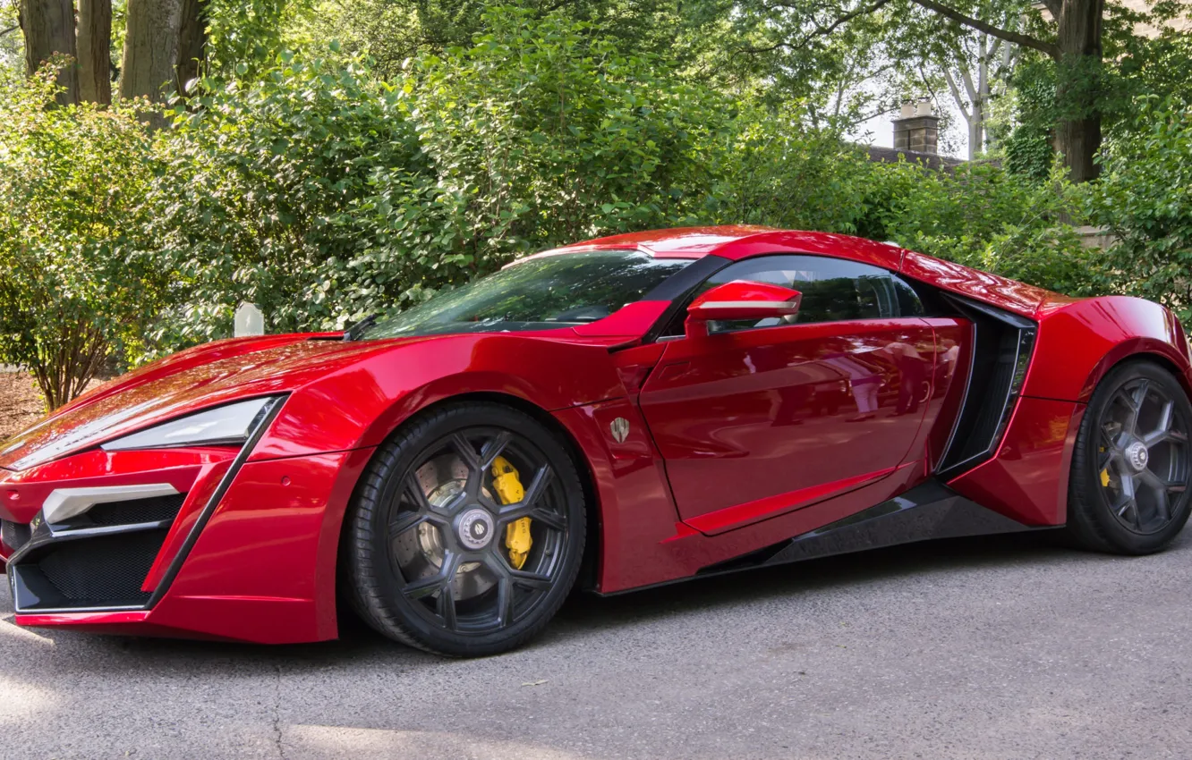 Фото обои car, red, Lykan Hypersport