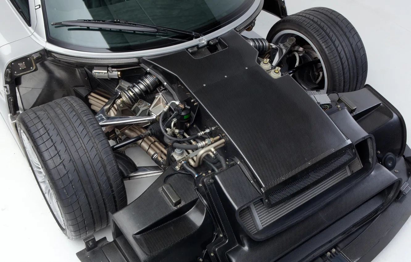 Фото обои Mercedes-Benz, Колеса, GTR, Карбон, CLK, Пружина, Шины, 1997