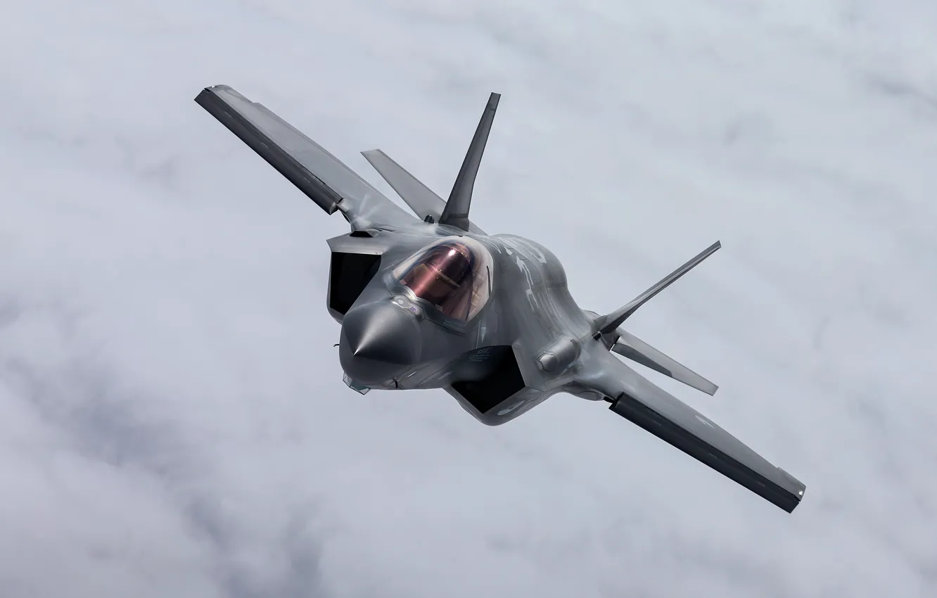 Фото обои США, истребитель-бомбардировщик, F-35A