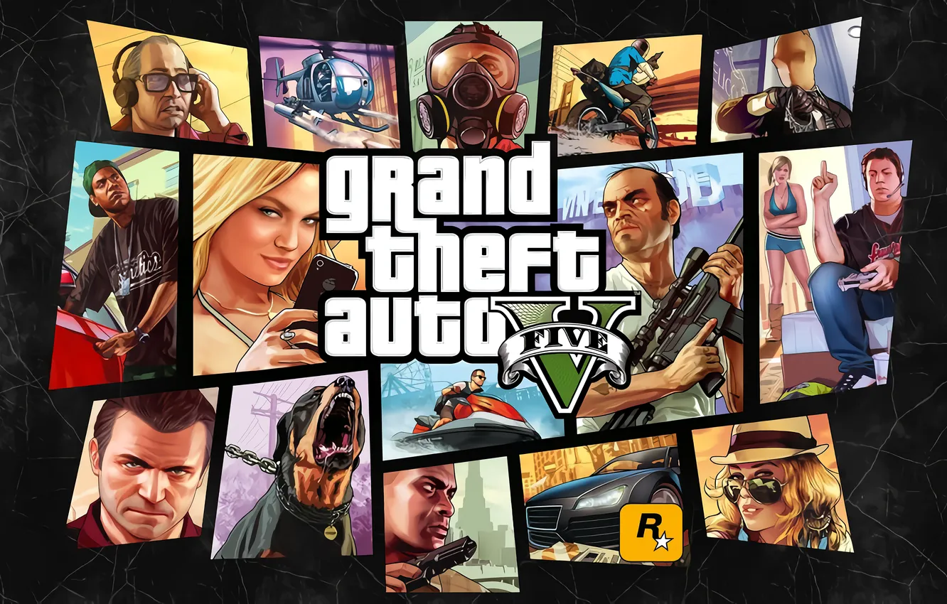 Фото обои beautiful, Michael, Franklin, Trevor, gta 5