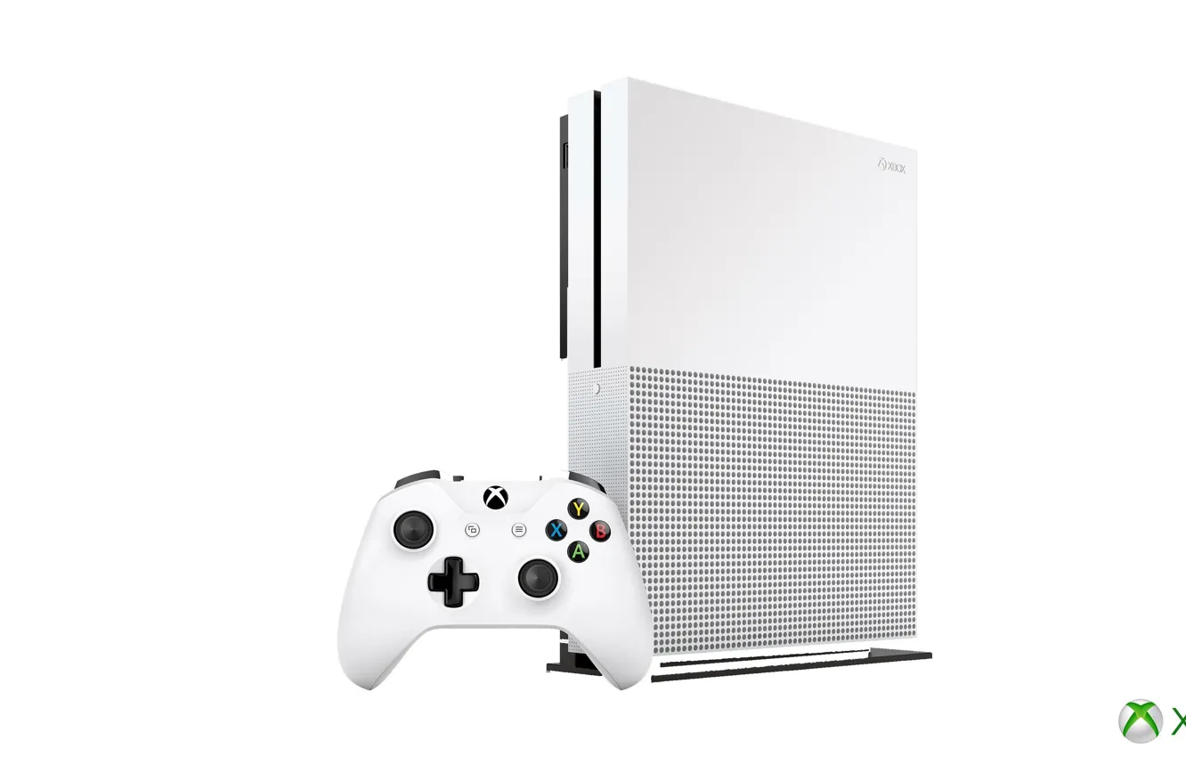 Фото обои Microsoft, logo, game, White, Xbox, controller, launch, joystick