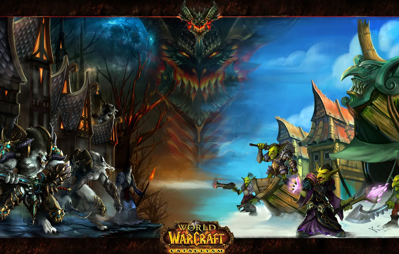 Фото обои гоблины, воргены, World of Warcraft: Cataclysm