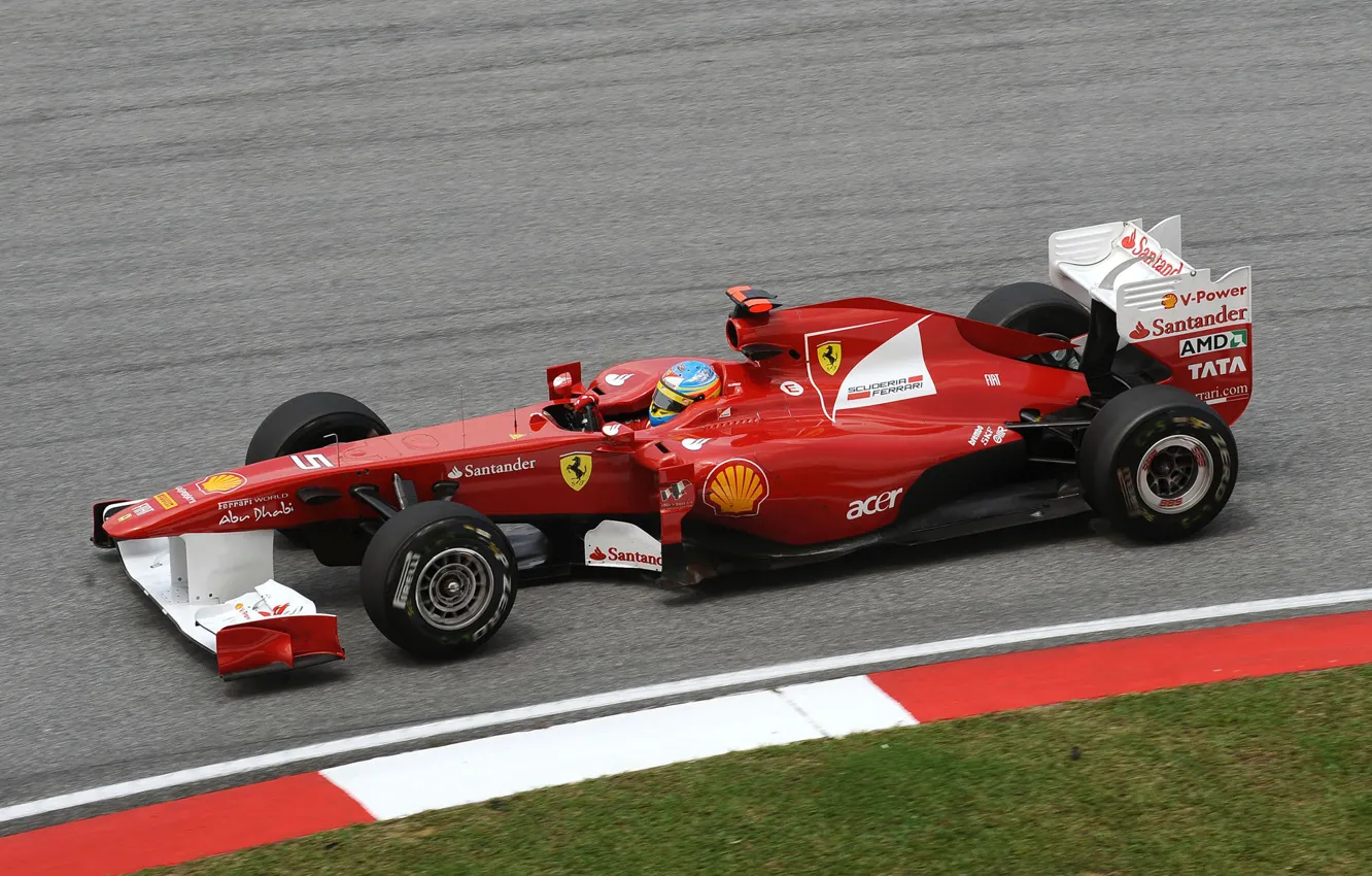Фото обои формула 1, Ferrari, феррари, formula 1, 2011, Fernando Alonso, Фернандо Алонсо