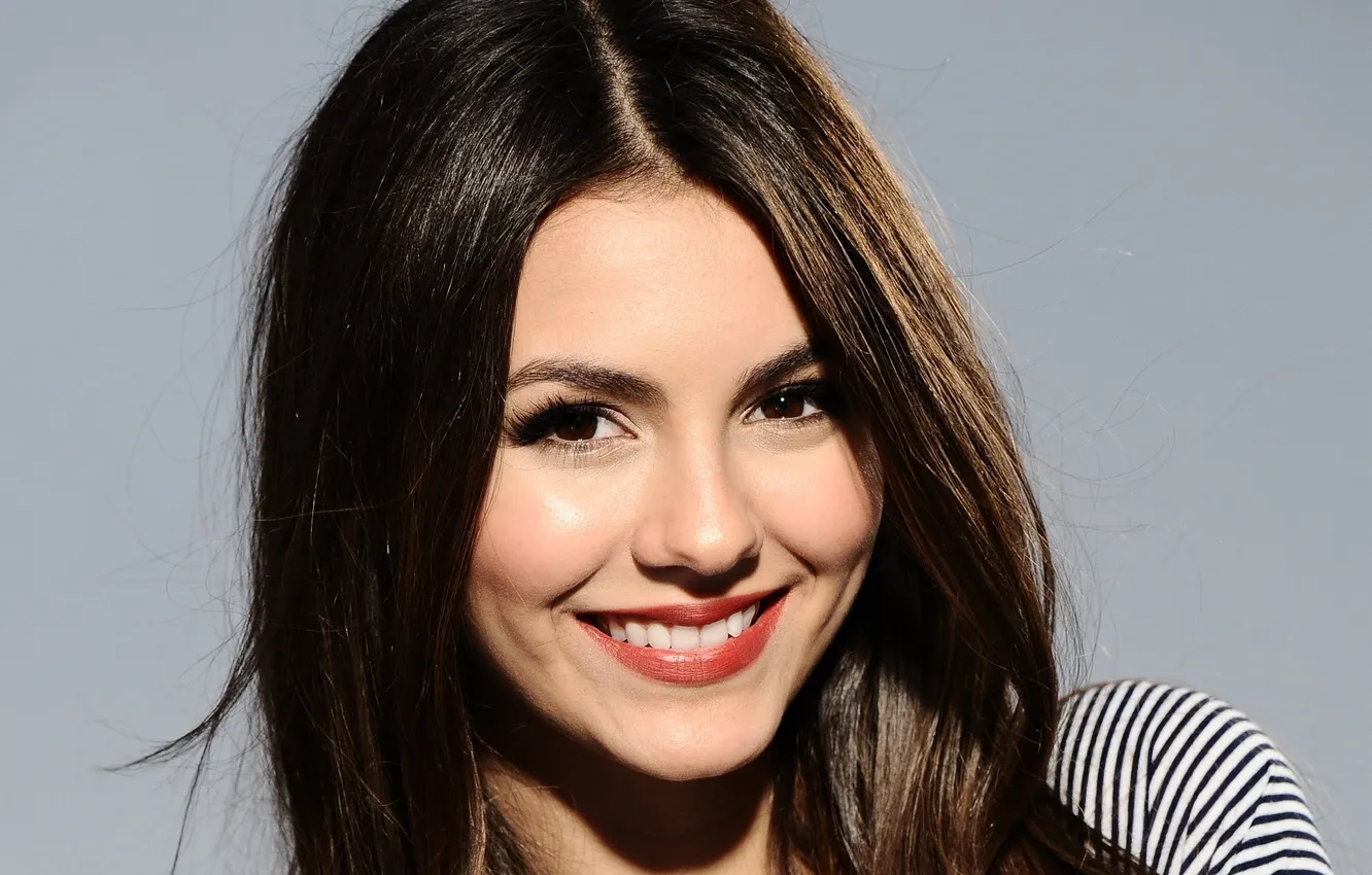 Фото обои улыбка, актриса, Виктория Джастис, Victoria Justice