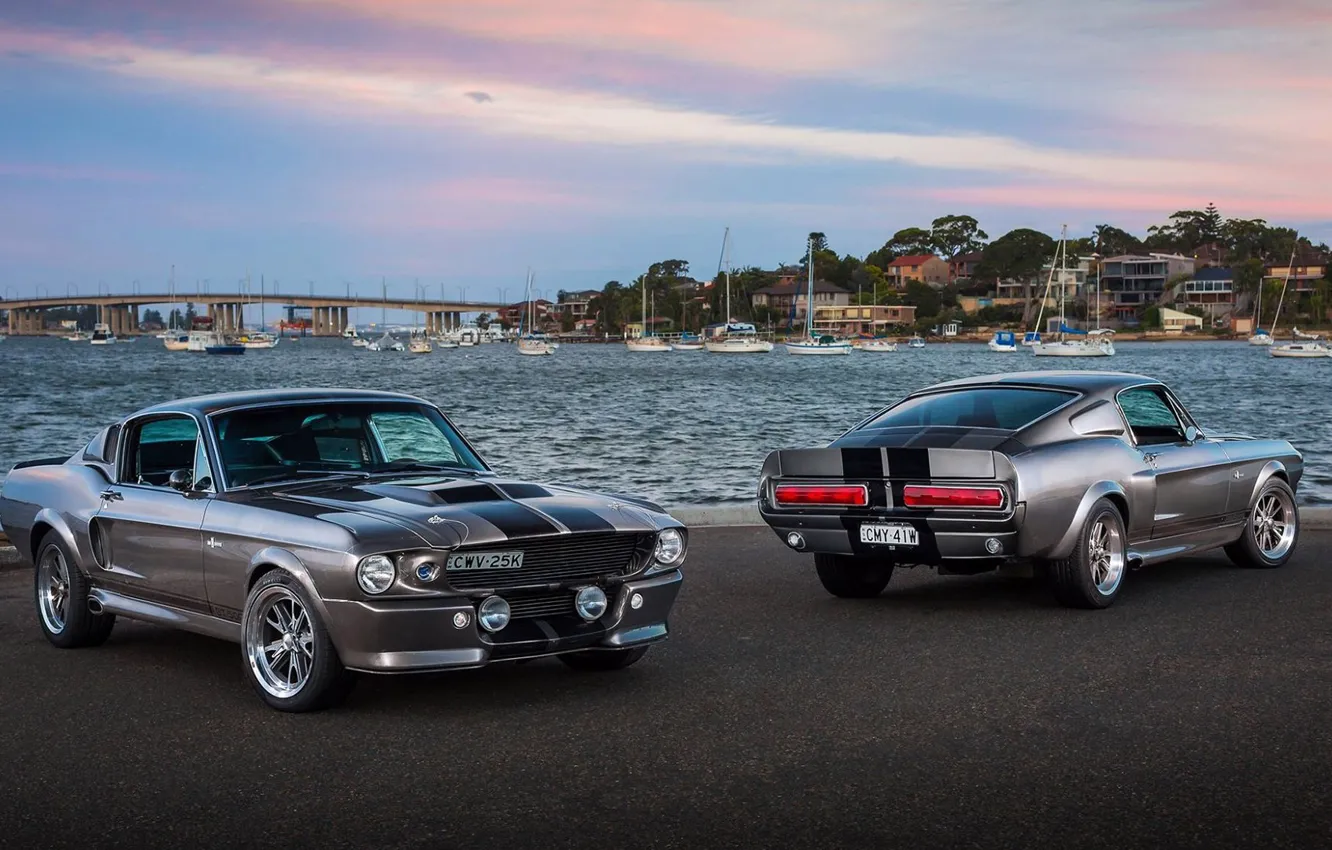 Фото обои Mustang, Ford, Shelby, GT500, Форд, Мустанг, 1967 "Eleanor"