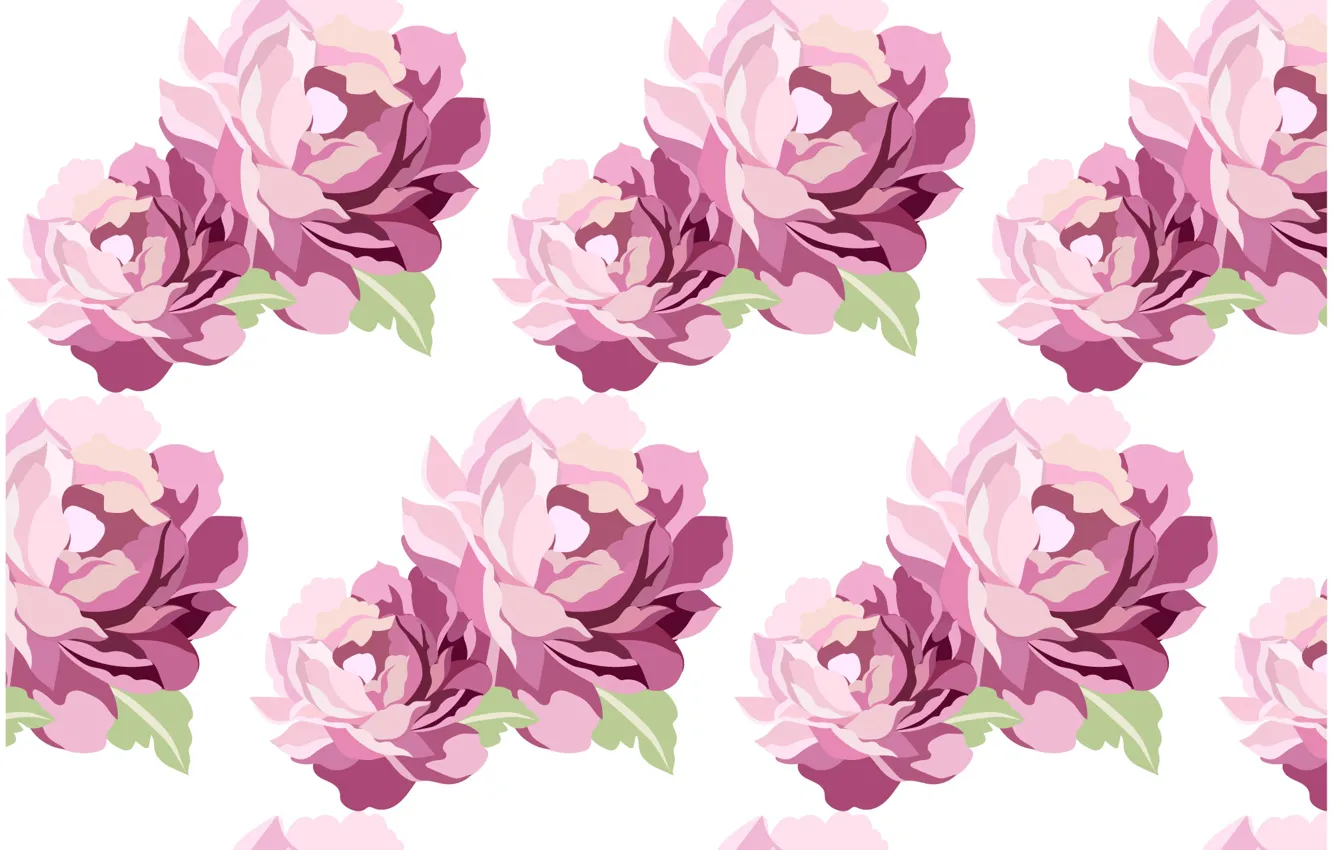 Фото обои белый, цветы, фон, текстура, Purple, flowers, background, pattern