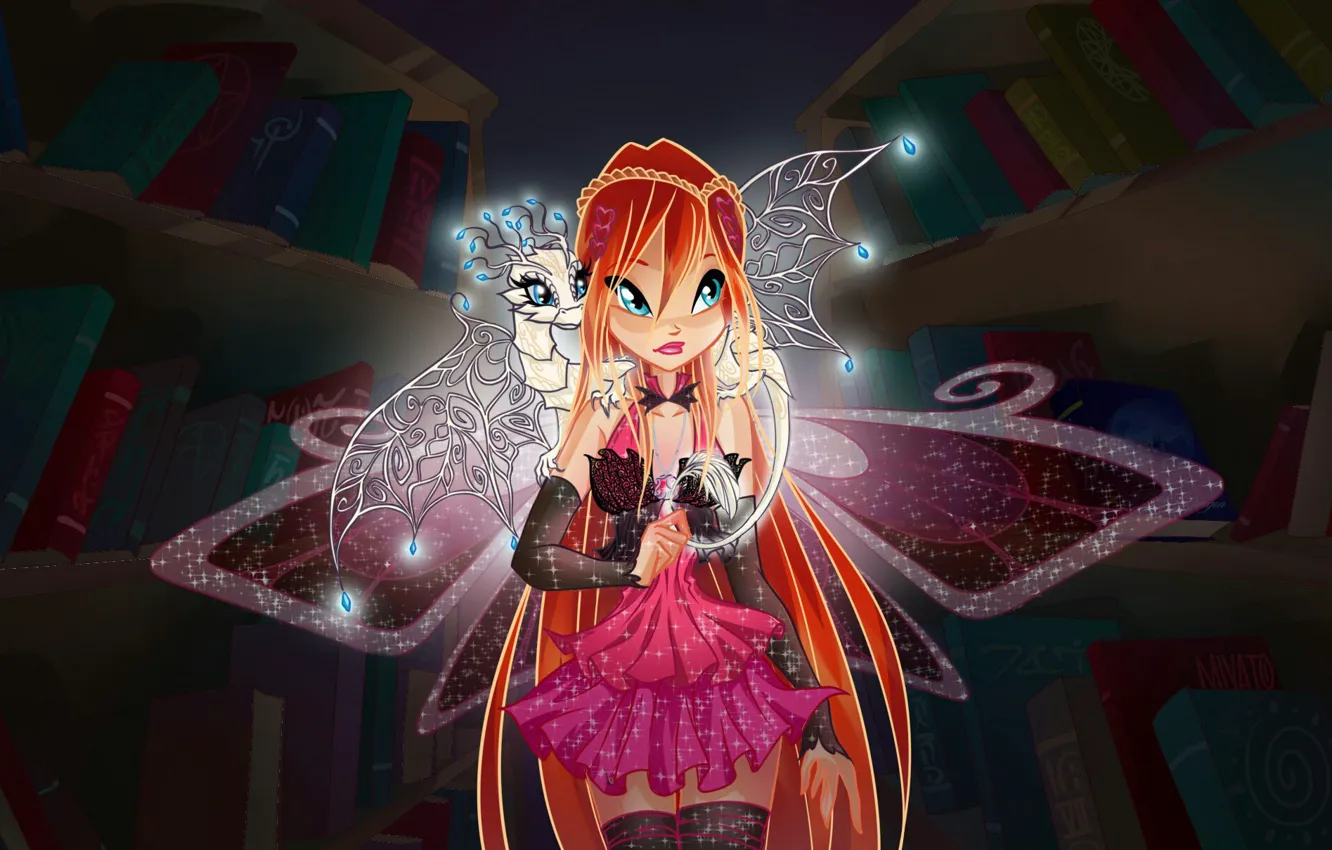Фото обои девушка, Винкс, Блум, WinX Club