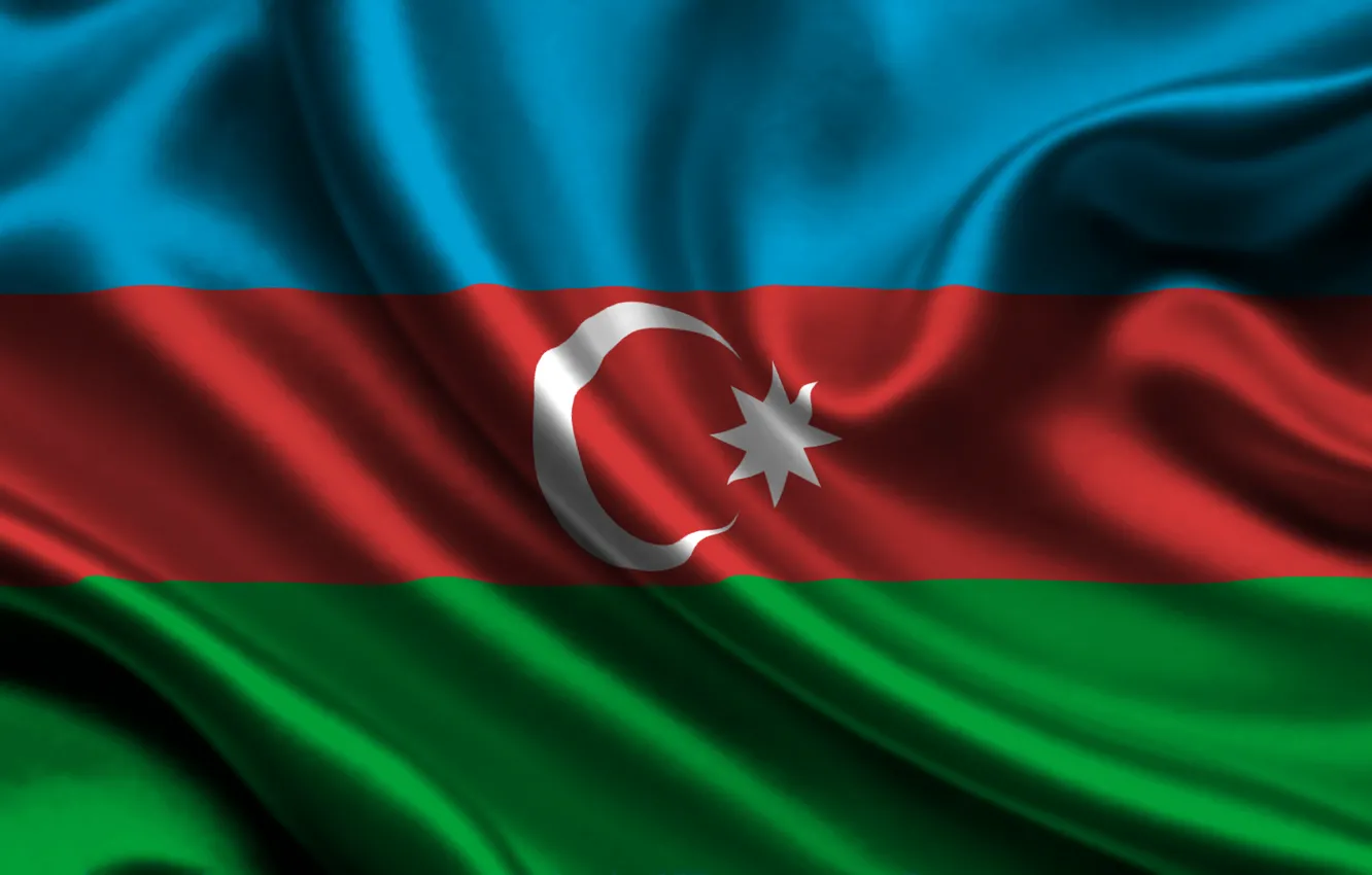 Фото обои флаг, Азербайджан, azerbaijan
