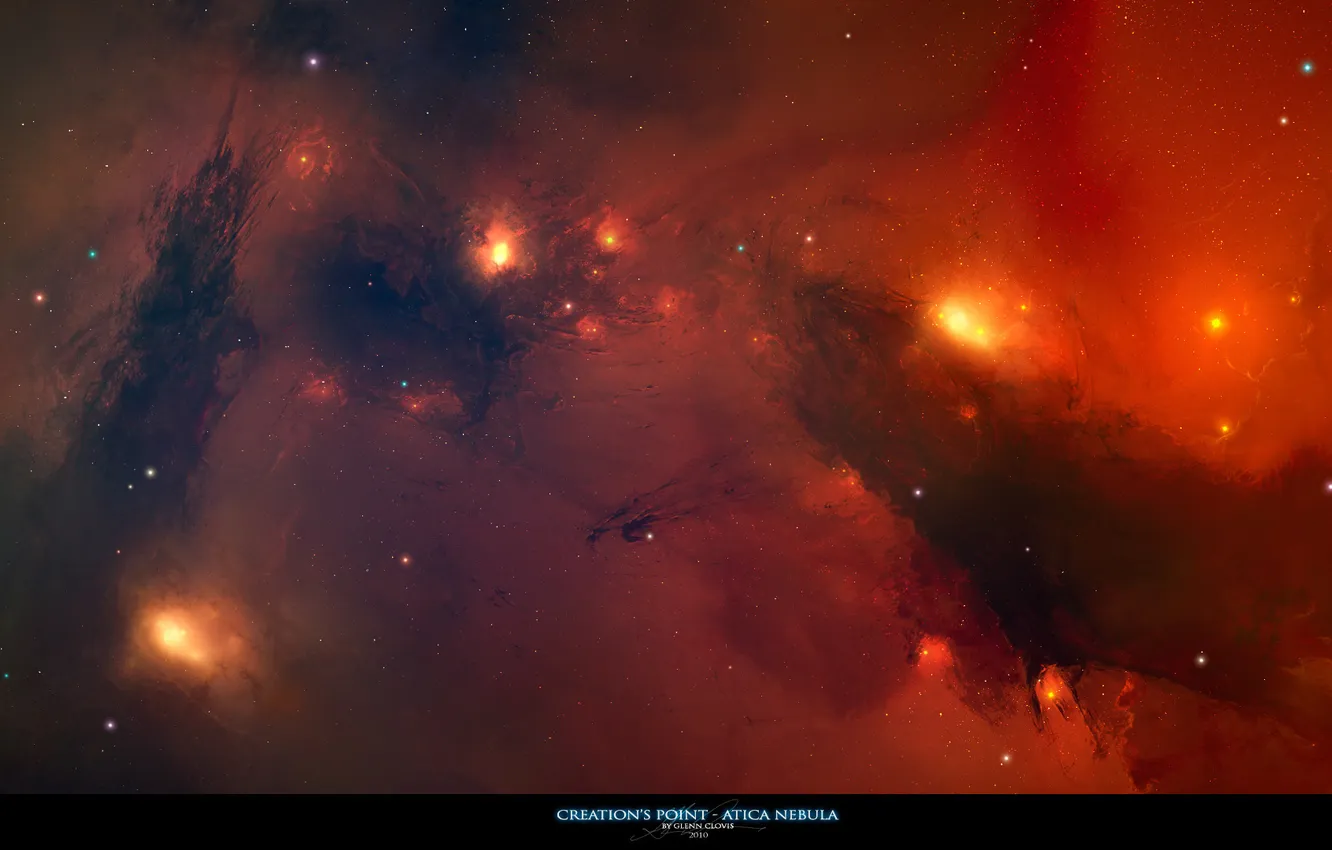 Фото обои космос, созвездие, nebula