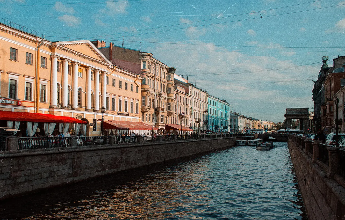 Фото обои река, канал, Russia, набережная, питер, санкт-петербург, St. Petersburg