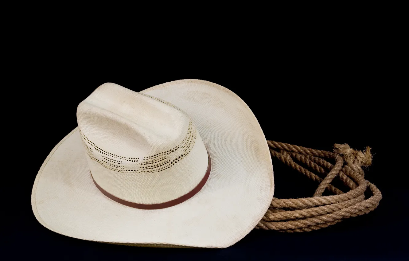 Фото обои leather, Hat, rope