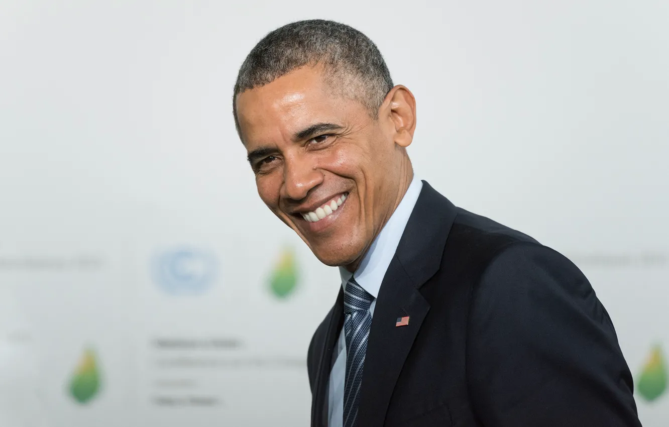 Фото обои smile, Obama, US president