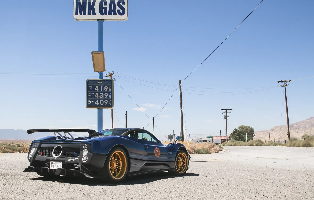 Фото обои Supercar, car, Pagani, wallpaper, Zonda