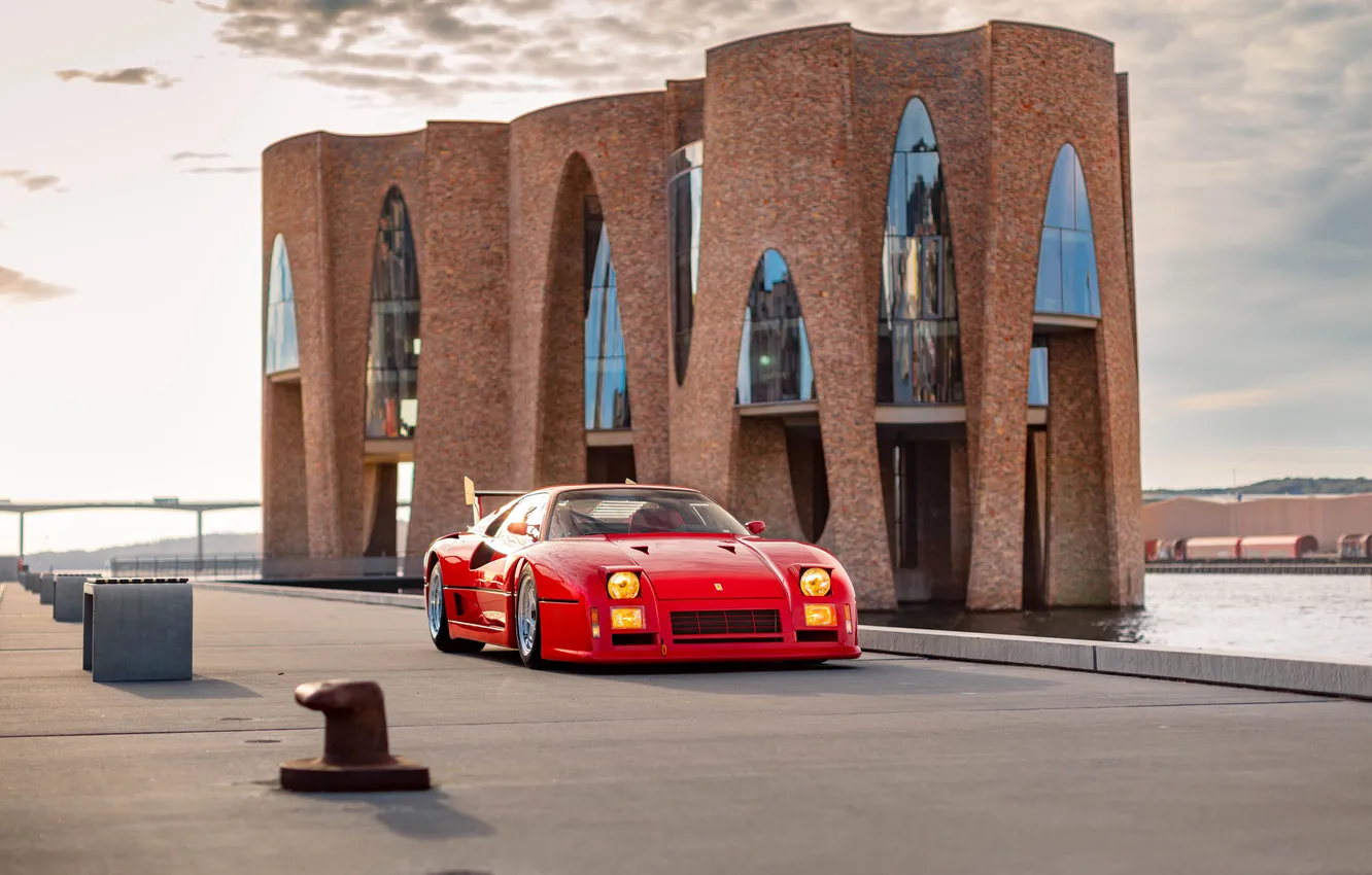 Фото обои Ferrari, суперкар, supercar, Evoluzione, 1985, единственный экземпляр, Ferrari 288 GTO, the only instance