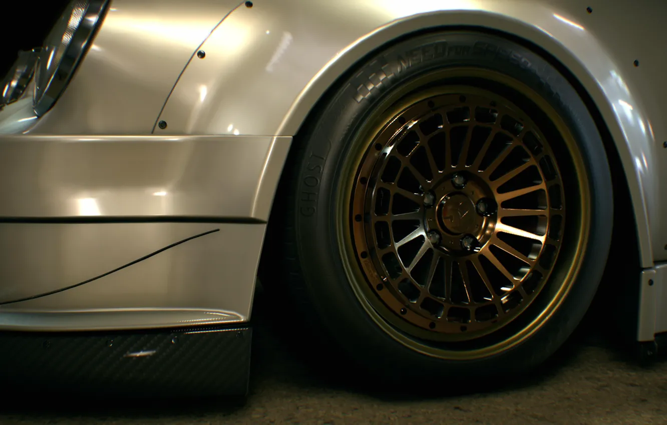 Фото обои колесо, Porsche, перед, диск, сбоку, nfs, 2015, нфс