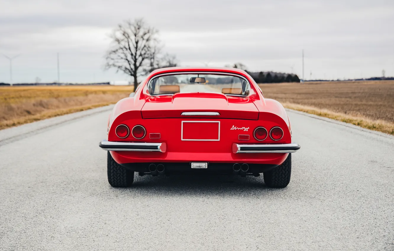 Фото обои Ferrari, 1972, Dino, Ferrari Dino 246 GT