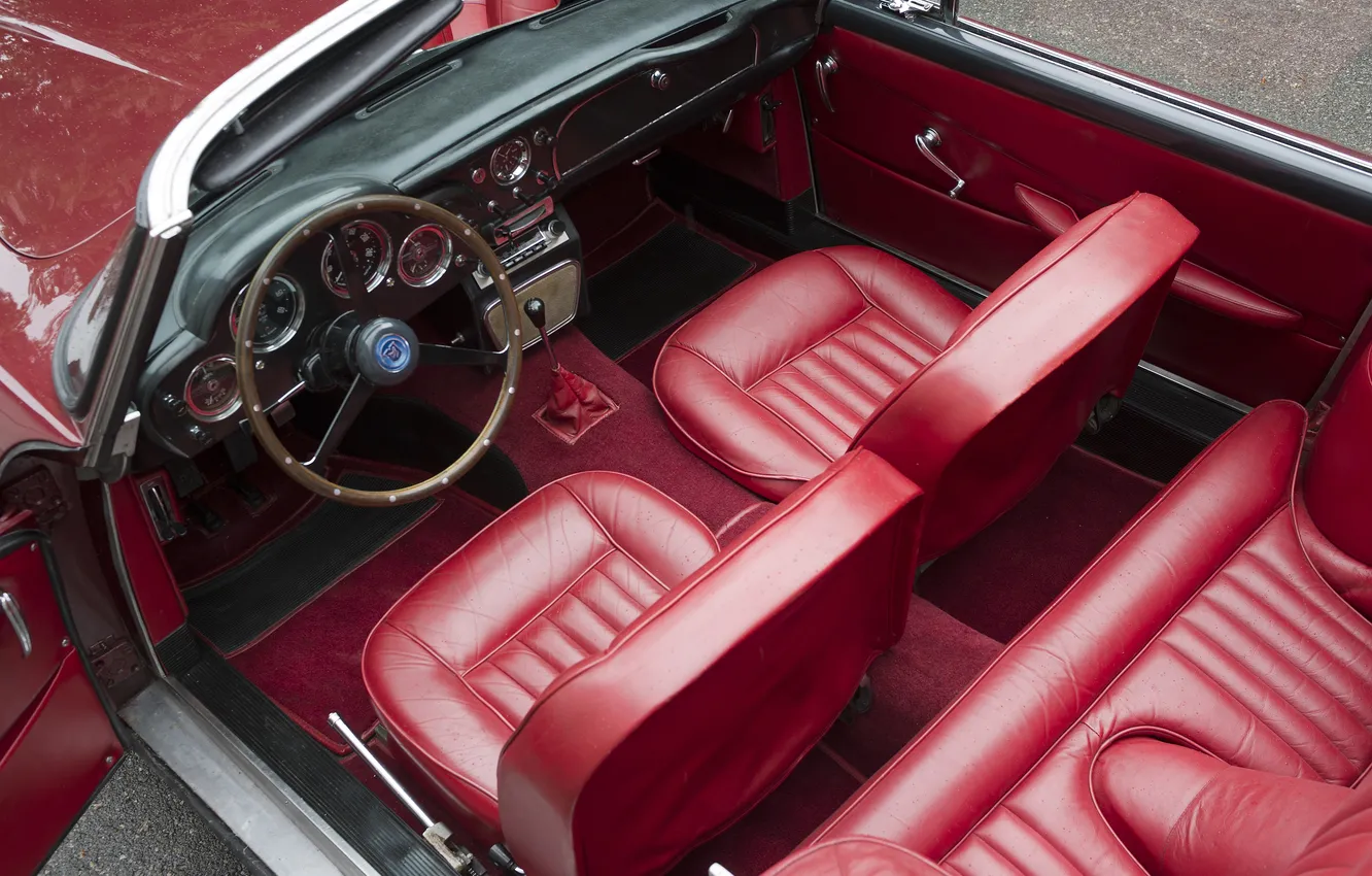 Фото обои Aston Martin, ретро автомобили, Convertible, 1963, retro cars, Aston Martin DB4