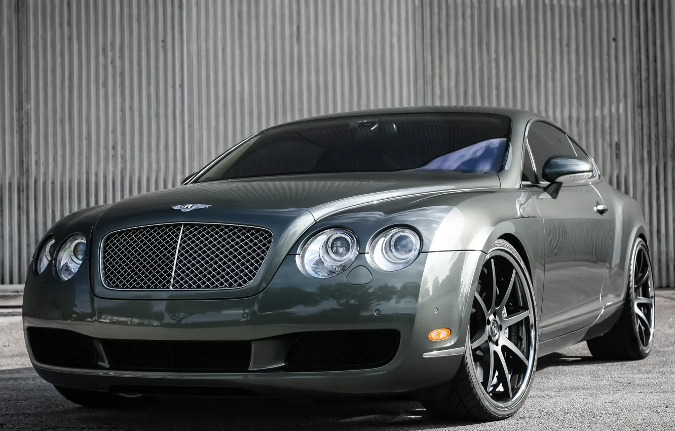 Фото обои Bentley, Continental, gray