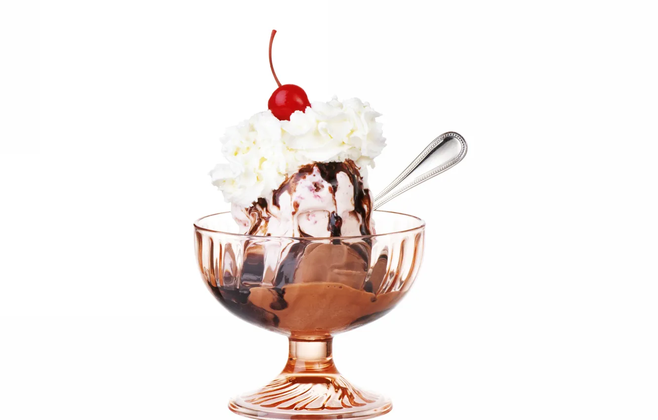 Фото обои шоколад, мороженое, лакомство