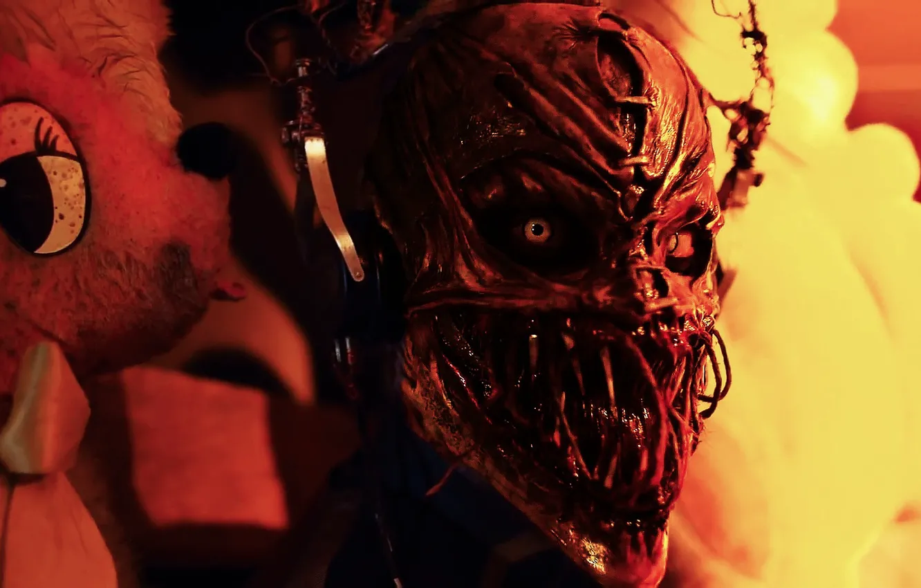 Фото обои Metal, Music, Blood, St1tch, Qwerty, Mushroomhead, ST1TCH