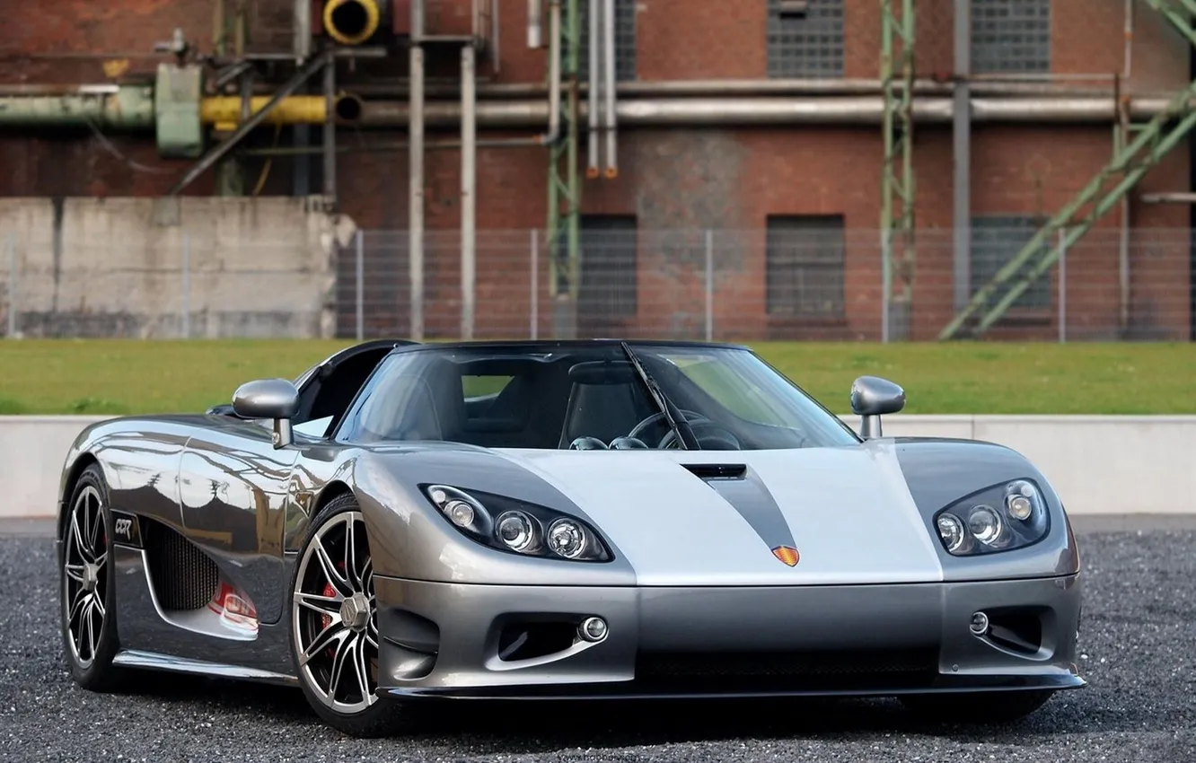 Фото обои Koenigsegg, асвальт, ccr