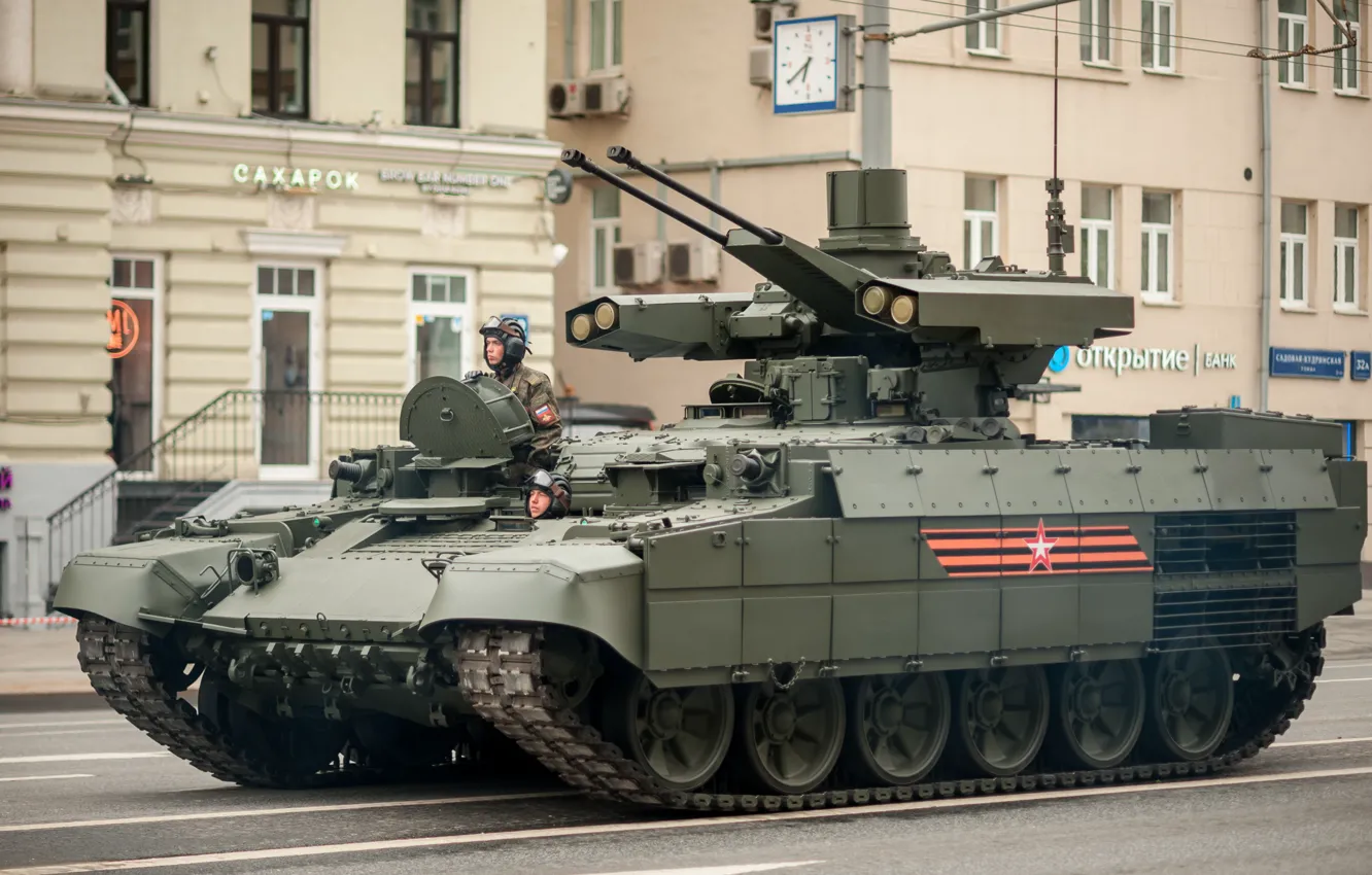 Фото обои Терминатор, BMPT, российская боевая машина