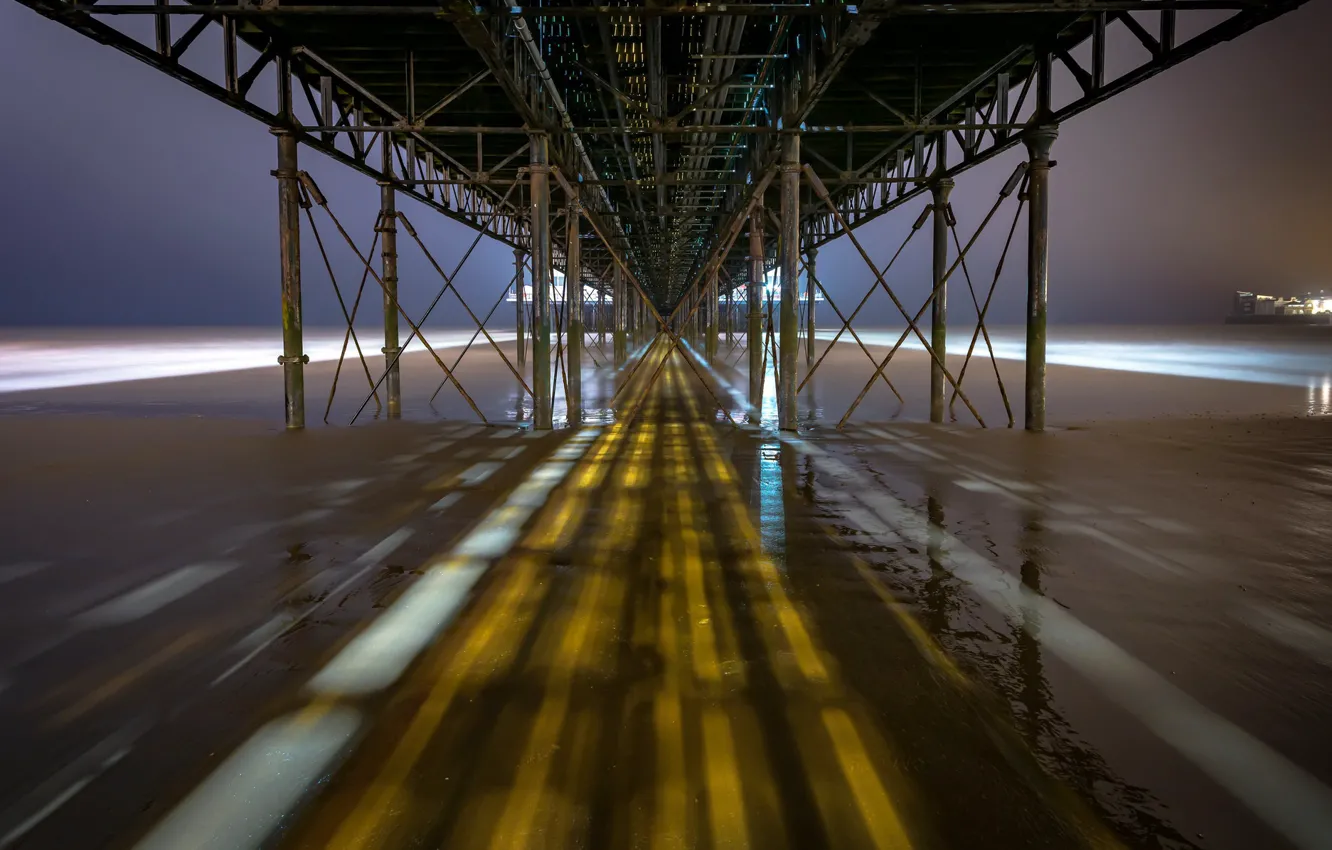 Фото обои England, United Kingdom, Weston's Grand Pier, North Somerset