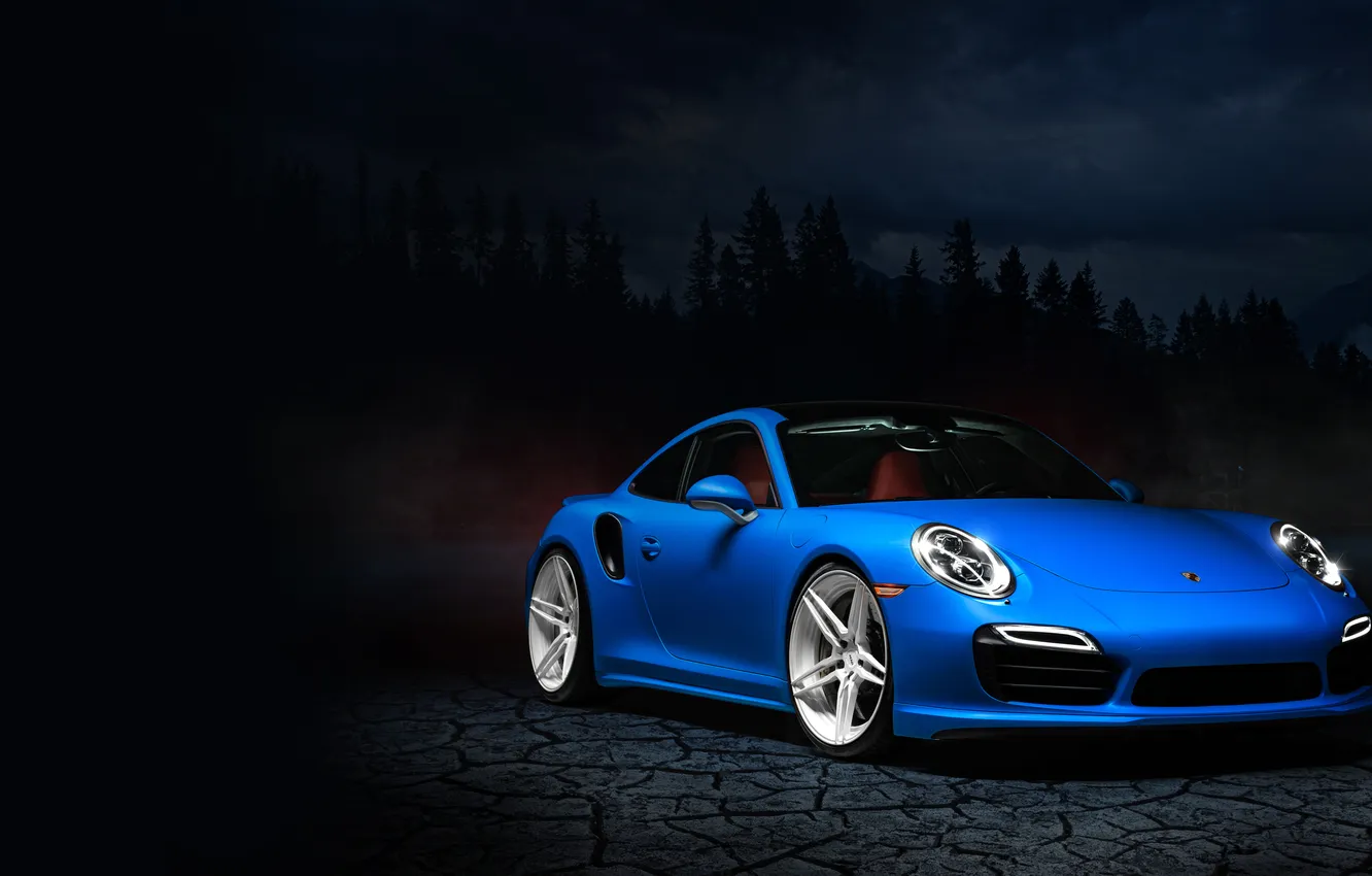 Фото обои 911, Porsche, blue, 991, William Stern