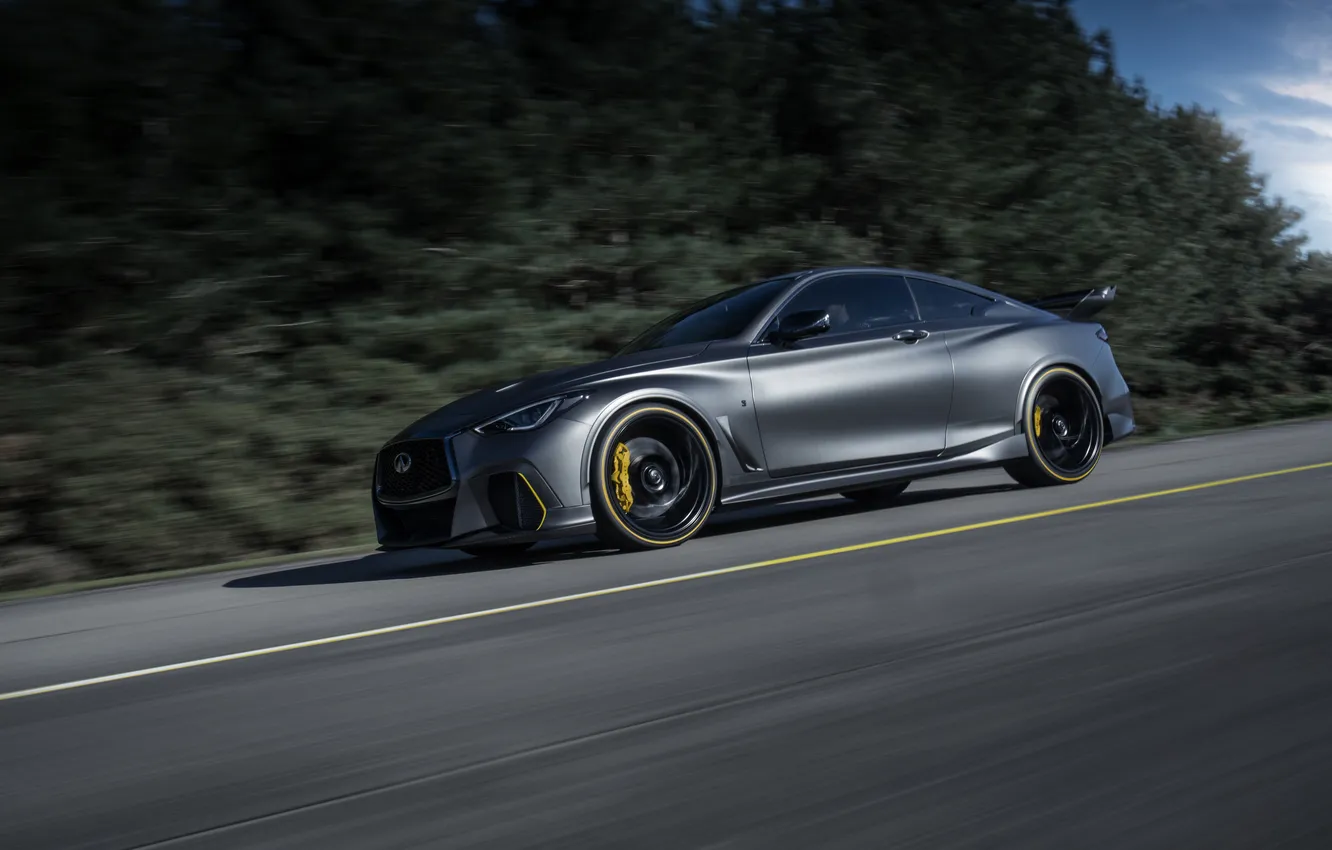 Фото обои Infiniti, 2018, Infiniti Project Black S Prototype