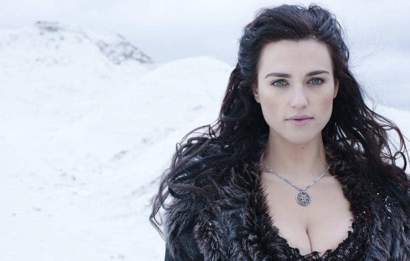 Фото обои сериал, series, hair, Morgana, Мерлин, Моргана, Merlin, Katie McGrath