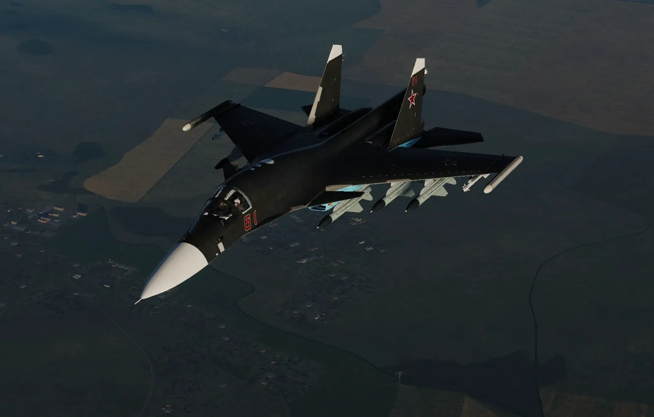 Фото обои Су-34, Фронтовой бомбардировщик, ОКБ П.О. Сухого