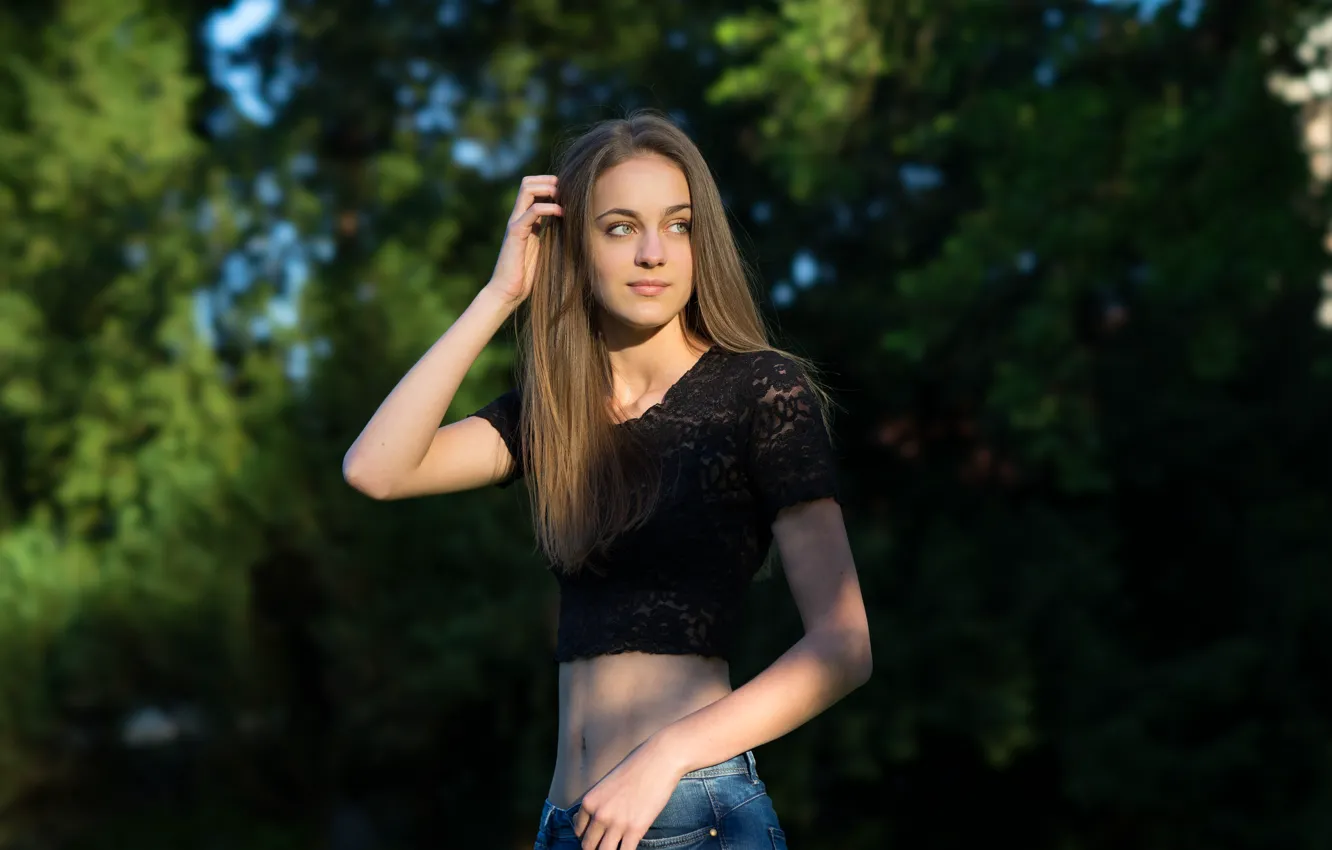 Фото обои лицо, фон, модель, милашка, Katrin