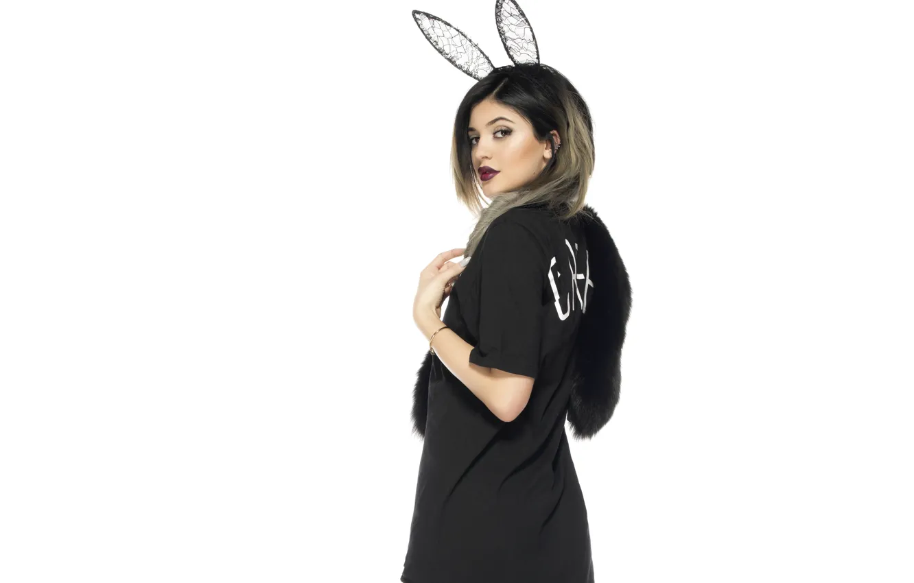 Фото обои взгляд, девушка, модель, Kylie Jenner