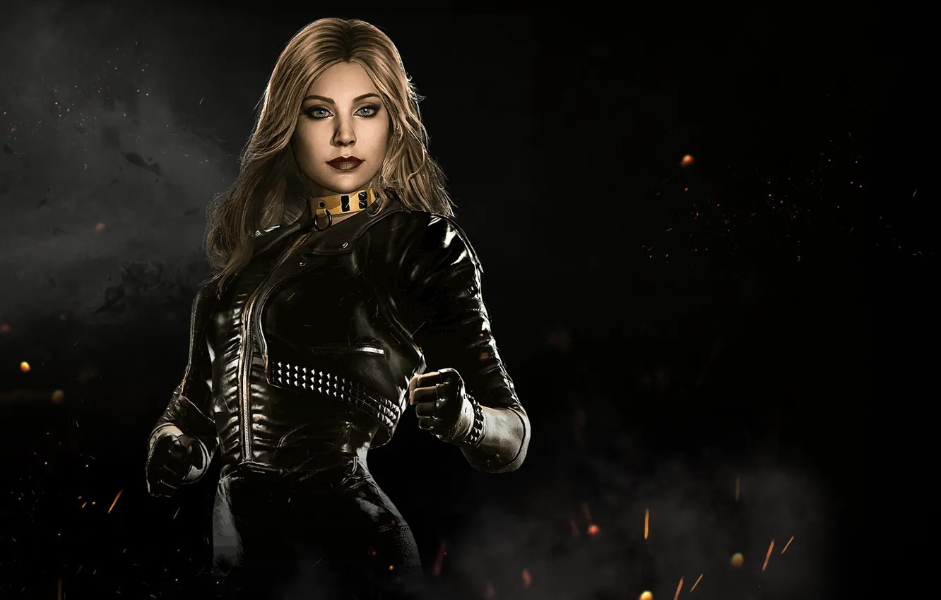 Фото обои game, fighting, Black Canary, NetherRealm Studios, Injustice 2, Dinah Laurel Lance