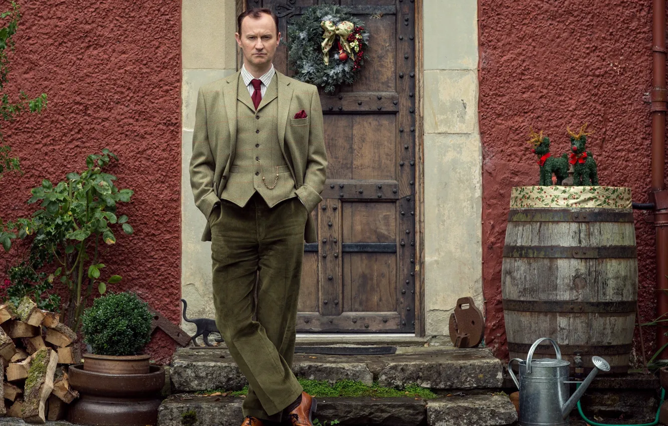 Фото обои Sherlock, Шерлок, Mark Gatiss, Марк Гэтисс, Майкрофт Холмс, Mycroft Holmes, Mycroft, Майкрофт
