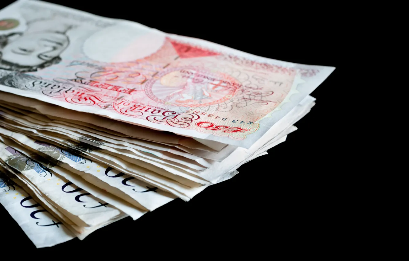 Фото обои money, paper, ink, British pounds