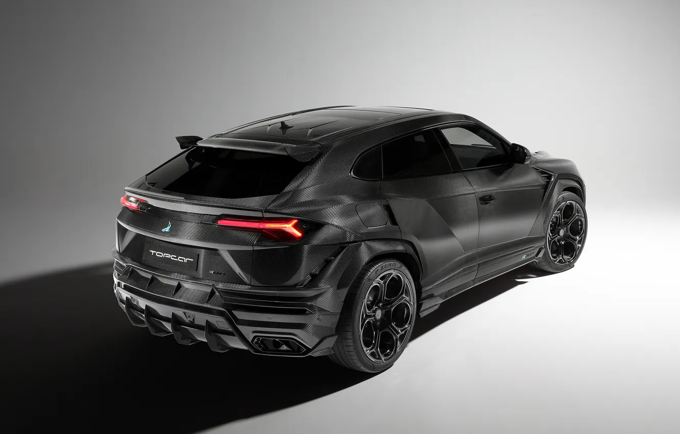 Фото обои Shark, Вид сбоку, Carbon Edition, Lamborghini Urus, Top Car, Rear, Tuning Car, 2024