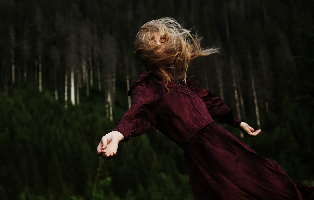 Фото обои ЛЕС, САРАФАН, by IrinaJoanne