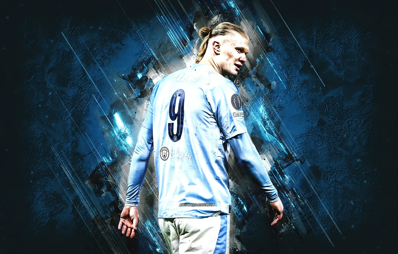 Фото обои Football, Norway, Soccer, Man City, Manchester City, Erling Haaland, Erling, Haaland