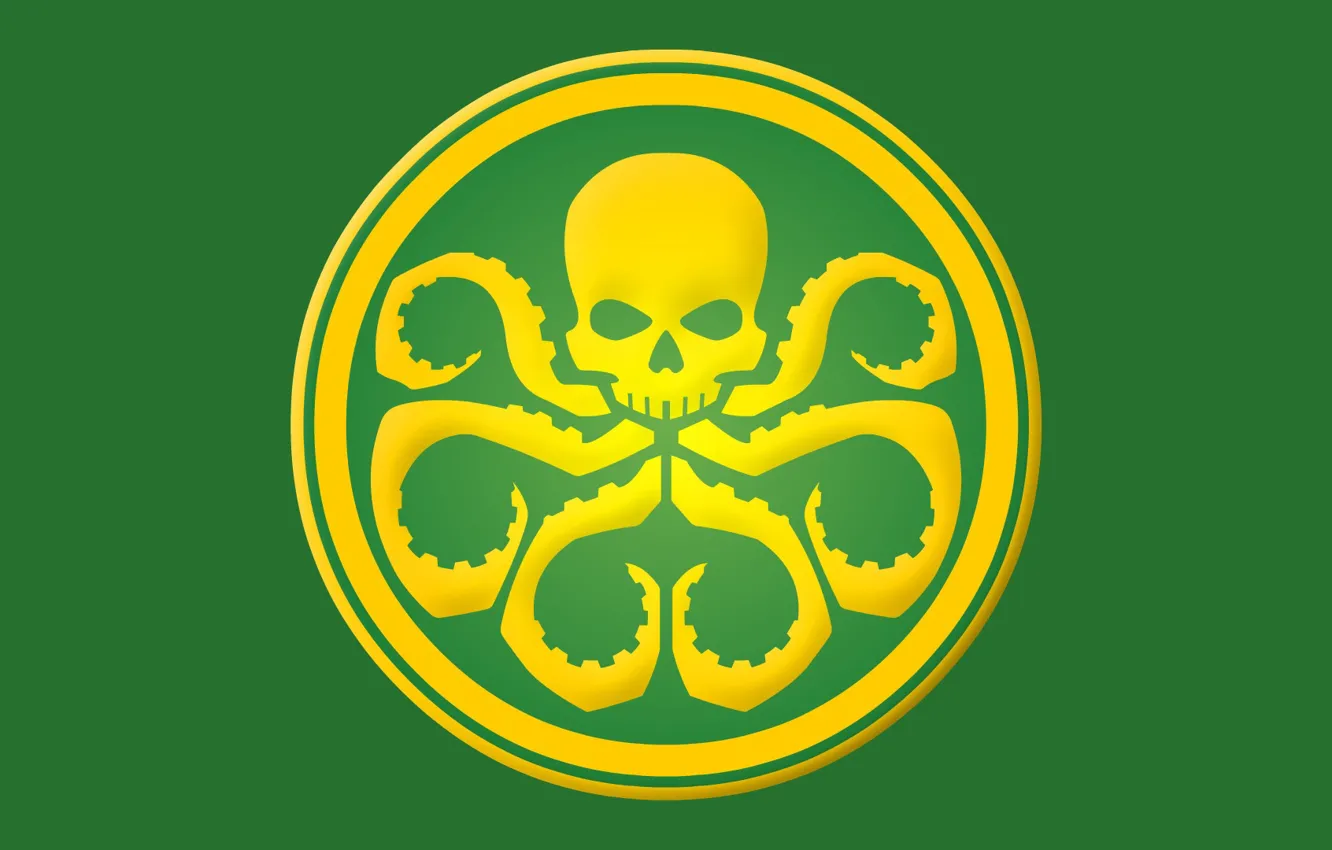 Фото обои skull, Marvel, comics, tentacles, Hail Hydra