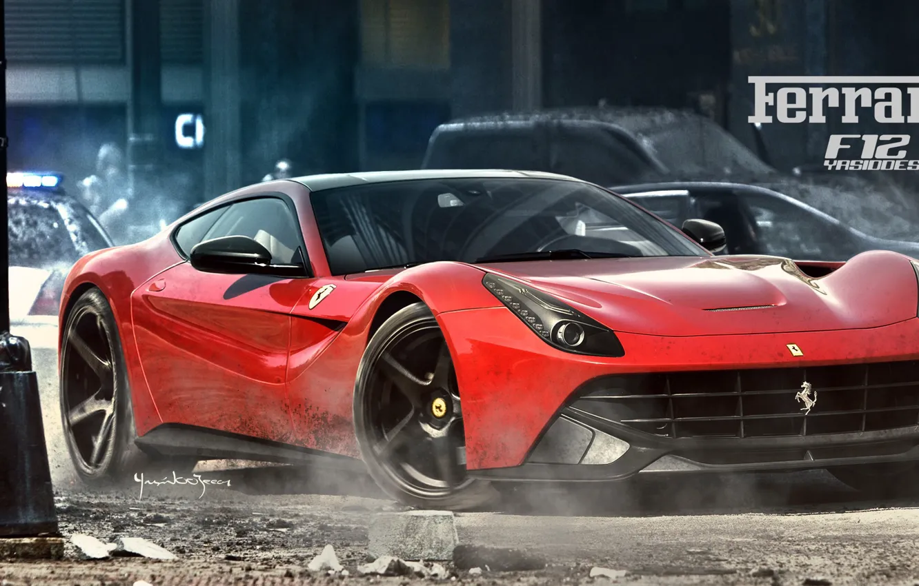 Фото обои car, авто, тюнинг, Ferrari, автомобиль, auto, tuning, F355