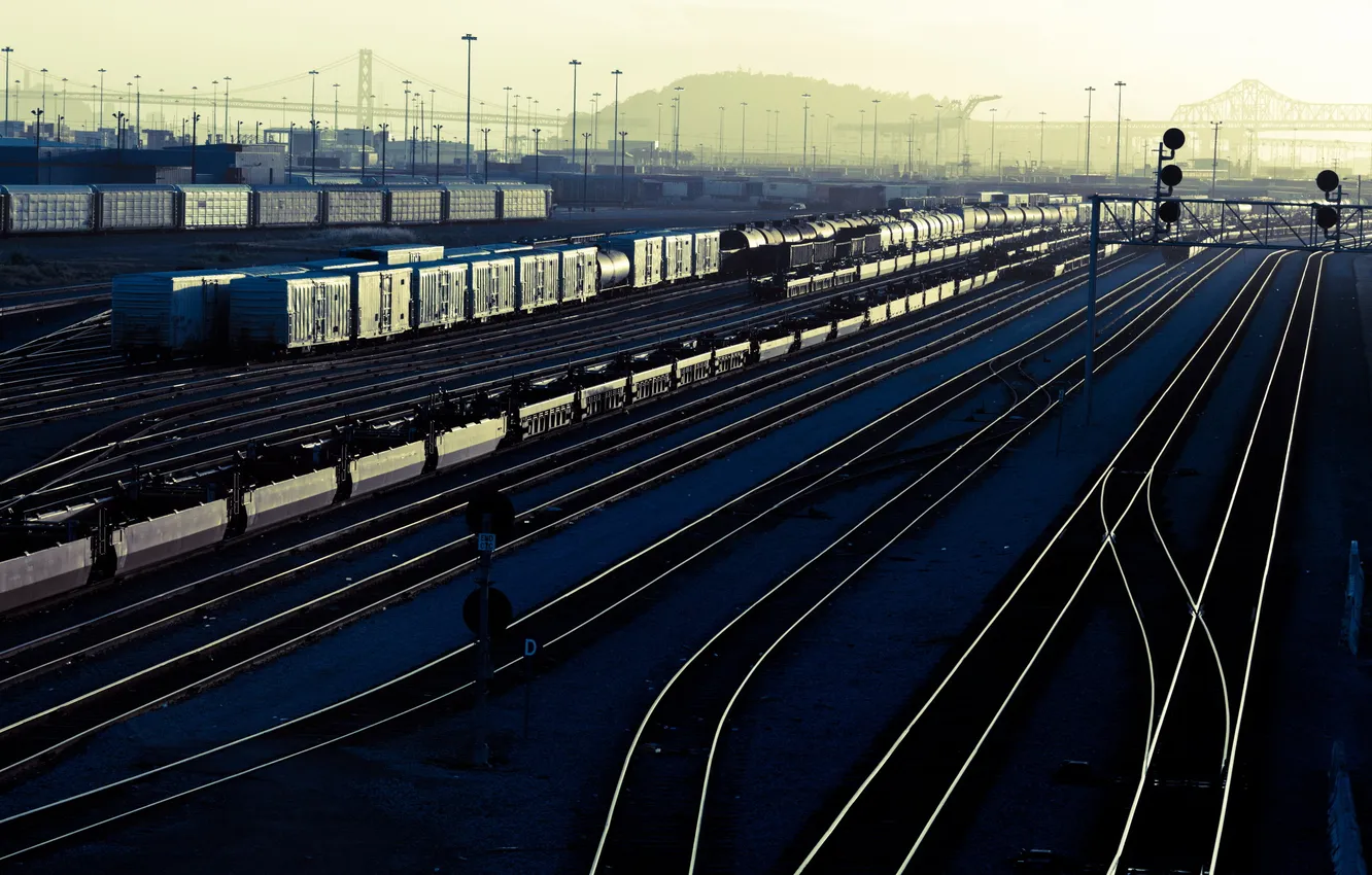 Фото обои железная дорога, United States, California, Oakland, Peralta Villa