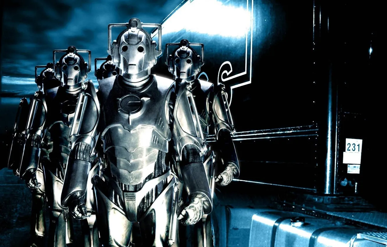 Фото обои фантастика, роботы, киборги, Doctor Who, Доктор Кто, BBC, Киберлюди, Cyberman