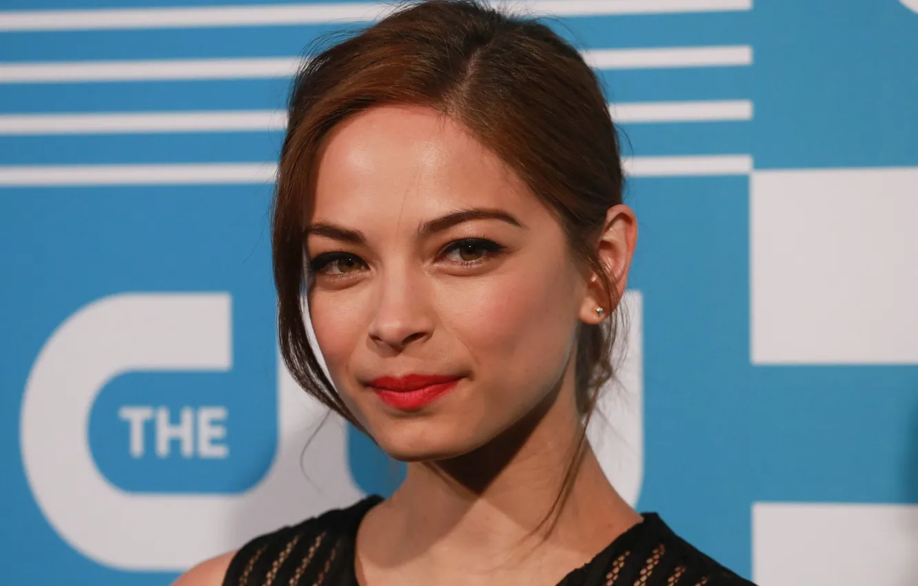 Фото обои взгляд, девушка, макияж, актриса, брюнетка, фотосессия, hair, Kristin Kreuk
