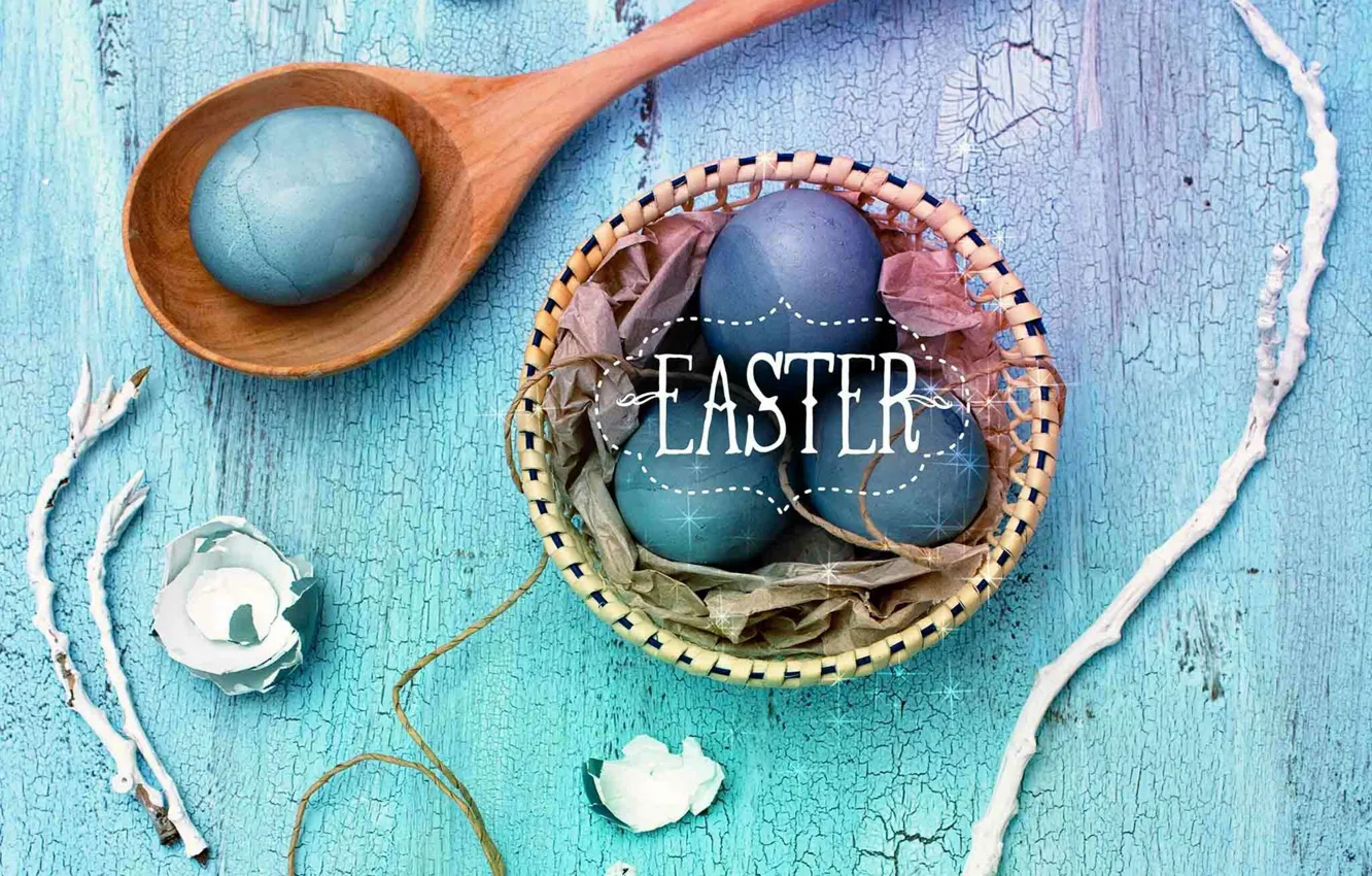 Фото обои праздник, яйца, Пасха, wood, декор, Easter, Eggs